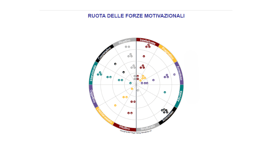 La ruota motivazionale TTI Success Insights
